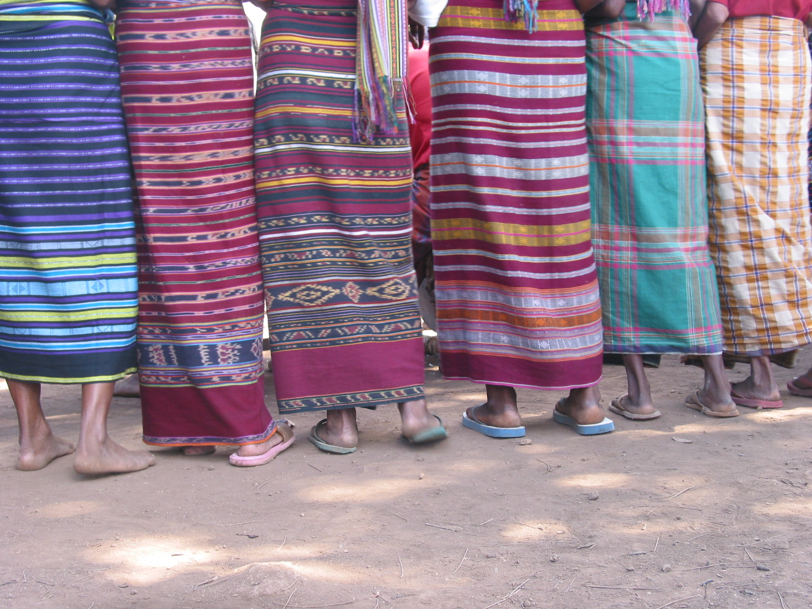 colourful sarong